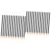 Mipcase 200 pcs Pro Delicate up Eye Eyeliner Refined Girls Fiber Fine Nylon Brush Tools 9x6.5cmx2pcs Blackx2pcs