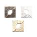 150PCS Book Corner Protector Metal Corner Cover for Scrapbook Album Menu Folder Include 50PCS Gold  50PCS Silver and 50PCS Bronze