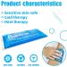 Gel Ice Packs for Injuries - Reusable Hot Cold Pack for Head Neck Knee Elbow Wrist Foot Pain Relief - Flexible Cold Pack for Breast Surgery Strain Migraine - 2 Pack - Buy Online on GoSupps.com