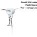 Fishing Line Sinker Slide with Snap - High-Strength Braid Line Sinker Slider - 60pcs White - for Catfish Bank Surf Fishing - Buy Online on GoSupps.com