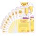 Mediheal Collagen Impact Essential Mask EX. 10 Masks  Sheet Face Mask with Hydrolyzed Collagen  Peptides  and Beta Glucan  Cotton Facial Sheet Mask for Wrinkle Care  Smoothing  and Plumping