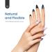 Beetles Gel Nail Tips Refill Pack - Almond Medium Shape 200pcs Size 5 Gelly Tips - Buy Online on GoSupps.com