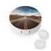 Contact Lens Case Desert Landscape Highway Print Plastic Contact Lens Case contact Lens Care Box ontact Lens Travel Box