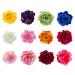 12 pieces hair clip roses flowers hair clips flowers hair clips multicolored rose rose hair clip accessories for women girls party beach wedding