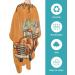 Hello Pumpkins Barber Cape - Adjustable Fall Hair Cutting Cape for All Ages | 55x63 Inch Pumpkin Design for Salon Use - Buy Online on GoSupps.com