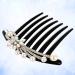 PATKAW Imitation Pearl Hair Comb - Hair Side Combs Crystal Headdress Floral Rhinestone Bride Hair Accessories - Small French Side Hair Comb Clips for Women Decorative - Buy Online on GoSupps.com