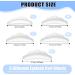 50 Pieces Eyelash Lift Tool Separator Lift Tools with Comb Silicone Eyelash Lash Lift Pads with Stainless Steel Eyelash Perm Tool Eyelash Rods for Lash Lift Rods Lash Perm Metal Eyelash Comb White+Silver - Buy Online on GoSupps.com