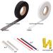 Iron-on Hemming Tape Set with Sewing Clips, Mark Pencil, and Tape Measure - 2 Rolls Fabric Fusing Tape for Garments - Buy Online on GoSupps.com