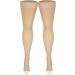 Amazon Basic Care Compression Stockings 20-30 mmHg Support | Thigh Length Hose | Open Toe | Beige | Medium Size (Previously NuVein) - Buy Online on GoSupps.com