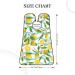Summer Lemon Stripe Beard Bib - Non-Stick Grooming Cloth & Hair Catcher for Shaving | Perfect Gift for Men - Buy Online on GoSupps.com