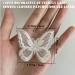 12pcs Double Layer Organza Butterfly Lace Trim for DIY Crafts - White - Buy Online on GoSupps.com