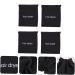 VINTORKY 4pcs Hair Dryer Storage Bag Travel Cosmetics Bag Hotel Hair Dryer Bag Blow Dryer Bag Fabric Black - Buy Online on GoSupps.com