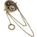 Esncddym Vintage Hair Clips | Resin Vintage Gear Brooch - Lightweight Chic Hair Barrette Decorative Hair Accessories for Long & Short Hair - Buy Online on GoSupps.com