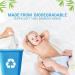 Disposable Bamboo Diaper Liners | Eco-Friendly & Fragrance Free | Flushable & Biodegradable | 100 Sheets per Roll - Buy Online on GoSupps.com