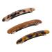 3PCS Hair Barrette for Women French Hair Barrette Tortoise Shell Automatic Hair Clips for Thick Medium Volume Hair Girls Women Hair Pin Retro Hair Clasp (Dark Tortoiseshell Light Tortoiseshell Brown)