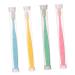 Beavorty 4 piece wangan hair toothbrush brass toothbrush gums deep cleaning toothbrush hairy toothbrush oral care tools tooth cleaning toothbrush micro nano toothbrushes