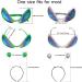Alien Headband and Rainbow Sunglasses Set for Adults and Kids - Green+Silver | Poptrend - Buy Online on GoSupps.com