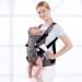 Baby Soft Carrier for Newborn - Ergonomic 4-in-1 Sling Wrap for Infants 7-45lbs - Grey - Buy Online on GoSupps.com
