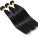 24 Brazilian Human Hair Bundles - 100% Real Straight Virgin Weave Extensions - Natural Black - Buy Online on GoSupps.com