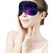 Lightweight Space Galaxy Sleep Eye Mask for Men & Women Adjustable Constellation Eyeshade for Better Sleep | Purple Blue Light Blocking - Buy Online on GoSupps.com