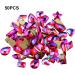 dijiusidy 50 Pieces Glass Crystal Set Eye-catching Personalized Nail Art Rhinestones DIY Handcraft Manicure Accessories for Card Making Bright Red AB - Buy Online on GoSupps.com
