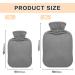 Purple Hot Water Bottle with Cover - 2L Pain Relief Bag for Women | Ideal for Soothing Comfort & Relaxation - Buy Online on GoSupps.com