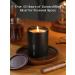 DOWAN 8oz Black Ceramic Jar Scented Candle - Rich Lavender Woods Wood Wick 45+ Hours - Non-Toxic Decor for Men's Cave & Bedroom - Buy Online on GoSupps.com