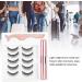Magnetic False Eyelashes with Liquid Eyeliner and Tweezers Set - Reusable Eyelash Extension Kit (#035) - Buy Online on GoSupps.com