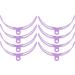 Eyebrow Stencil Shaper Kit 4 Set Eyebrow Stencil Tools 8 Styles Reusable Wearable Beginners Eyebrow Template with Strap - Buy Online on GoSupps.com