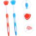 Gleavi Tongue Cleaning Brush Set - 2 Stainless Steel Scrubbers for Effective Oral Hygiene | 19.5x3x0.6cm - Buy Online on GoSupps.com