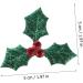 GRIRIW 100pcs Wrapping Hair Bows Dreses Vase Sew on Badge Sew on Applique Patches Red Berries Berry Green Size 2 - Buy Online on GoSupps.com