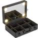 Travel make-up suitcase. Servant LED hairdresser make-up kit with light professional make-up artist-make-up case Large capacity black (size: 40 * 26 * 16cm) 40 * 26 * 16cm