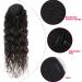 16 Inch Water Wave Drawstring Ponytail | 100% Brazilian Human Hair | Clip in Extension for Black Women - Buy Online on GoSupps.com