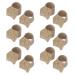 Elastic SEBS Reduce Pressure Prevents Friction Soft Toe Corrector 6 Pairs Toe Separator