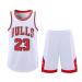 Basketball jersey shirt and shorts children/adults 2023/2024 2-part basketball sleeve. Children/adults basketball t-shirt vest + shorts children/adults C-23-white XL (adults)