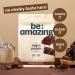 Be Amazing Be Amazing Vegan Protein Powder | 20g Plant-Based Protein with Prebiotics Fibers | Sugar-and-Gluten-Free Shake Mix, Low Carb Non-Dairy Smoothie | Chocolate Brownie Batter, 25 Servings - Buy Online on GoSupps.com