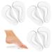 3 Pairs Arch Support Inserts Self-Adhesive Soft Gel Insole Arch Pads Transparent Silicone Reusable Sandals Shoe Insoles for Plantar Fasciitis Relief Flat Feet Flip Flops High Heel Arch Pain