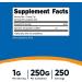 Nutricost Pure Agmatine Sulfate Powder - 250g (8.8 oz) - Premium Quality Supplement - Buy Online on GoSupps.com