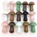 Saturey 1-Pack Natural Large Green Aventurine Pink Crystal Mushroom Polished Stones Suitable for Home (Color : Green Aventurine) - Buy Online on GoSupps.com