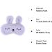 ULIFEMALL Cute Rabbit Sleeping Mask - Soft Fluffy Plush Bunny Blindfold for Kids Girls Boys, Women - Novelty Eye Mask for Night Nap, Travel, Meditation - Grey - Buy Online on GoSupps.com