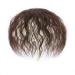 Curly hair part for clipping at the apex made of human hair with pony loose natural looking wig toupe for thin hair