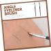 Outanaya 2pcs Eyebrow Brush Thin Eyeliner Brush Cosmetic Blending Brush Angled Eyeliner Brush Wood - Buy Online on GoSupps.com