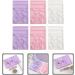  POPETPOP POPETPOP 6 Pieces Hybrid Gel Mixing Tray Nail Art Make Up Artist Paint Palette Watercolor Palette Rectangle Gel White Plastic Samples Nail - Buy Online on GoSupps.com