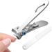 Vbnuyhim Nail Clippers with File Nail Clippers Set Nail Clippers | Heavy Duty Stainless Steel Nail Clippers with Nail File for Stunning Nails Silver - Buy Online on GoSupps.com