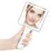 CORROY Travel Hand held Mirror - Handheld Mirror with Handle for Makeup, Rechargeable USB Charging Hand Mirror,Square