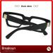 Shop Fashion Square Glasses - Blue Light Blocking Eyewear for Men & Women | Black Thick Frame & Floral Leg Design - Buy Online on GoSupps.com