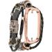 Leather Strap Watch Strap Adjustable Vintage Durable Flexible Replacement Metal Watch Strap For Men For Everyday (Black and Gold) - Buy Online on GoSupps.com