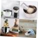 Minkissy 2-Pc Stainless Steel Razor Shell Shaving Mug Set | Rustproof Foam Cup for Men | Durable & Stylish Shaving Tools | 7.3x5cm - Buy Online on GoSupps.com