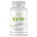 SFH K2+D3 & Calcium: The Ultimate 3-in-1 Formula for Bone Immune and Cardiovascular Health 60 Capsules