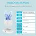 Ultrasonic Toothbrush Automatic Toothbrush 360 Auto Sonic Toothbrush Teeth whitening Brush with Timer & Wireless Charging 360 Ultrasonic Electric Toothbrush for Adult (White) - Buy Online on GoSupps.com
